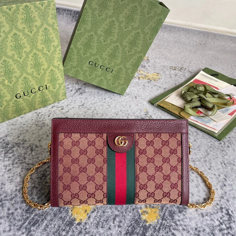 Women Gucci Sylvie bags with a leather - wrapped handleBC - GUCCI BAG - 1660