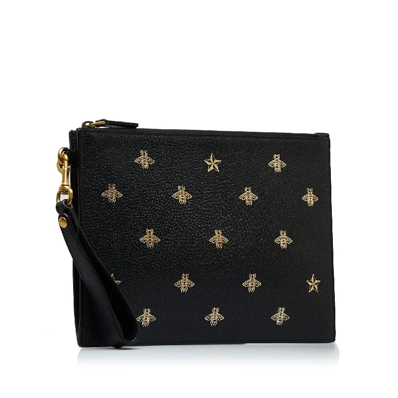 Small - sized Women Gucci shoulder bags for evening outingsGucci Bee Star Clutch (zhsY2F)