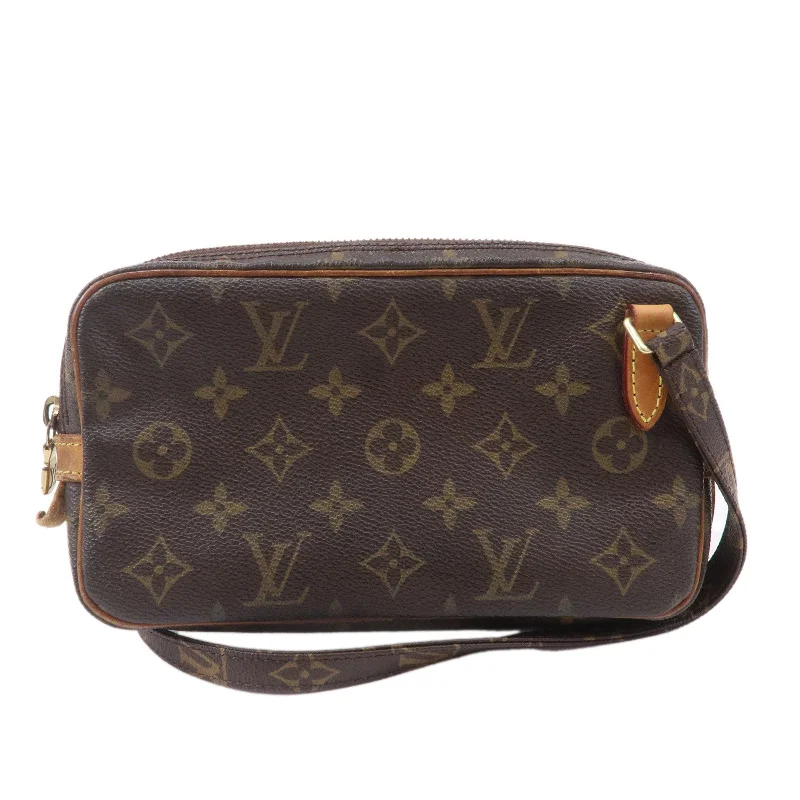 Louis Vuitton Twist bags with a snakeskin - effect panel for a bold lookLouis Vuitton Monogram Pochette Marly Bandouliere M51828