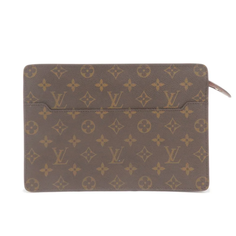 Louis Vuitton backpacks with a hidden back pocket for securityLouis Vuitton Monogram Pochette Homme Clutch Bag M51795