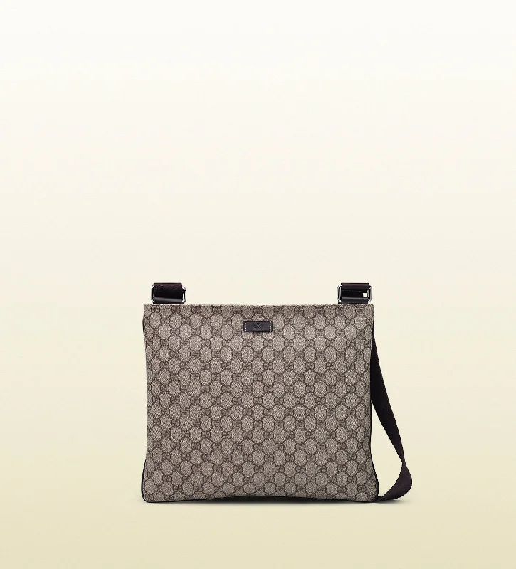 Gucci handbags for women with a back - zip pocketGUCCI GG Monogram Canvas Messenger Bag