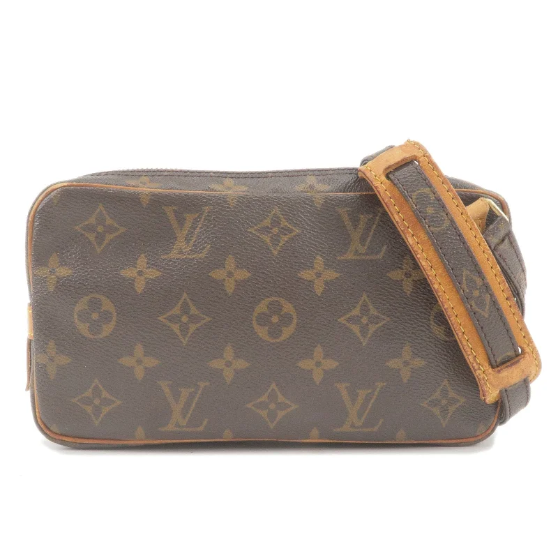 Louis Vuitton crossbody bags with a keychain holder for practicalityLouis Vuitton Monogram Pochette Marly Bandouliere M51828