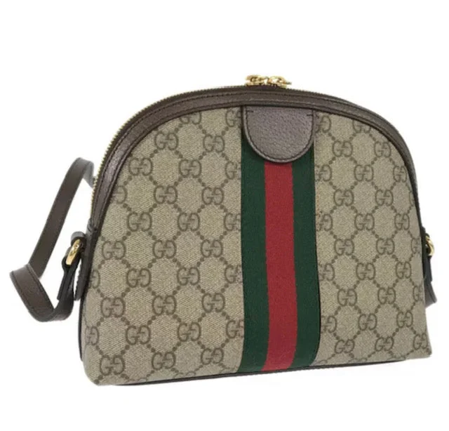 Gucci Dionysus bags for women with tiger - head claspsGUCCI OPHIDIA GG SUPREME SHERRY LINE CROSSBODY BAG