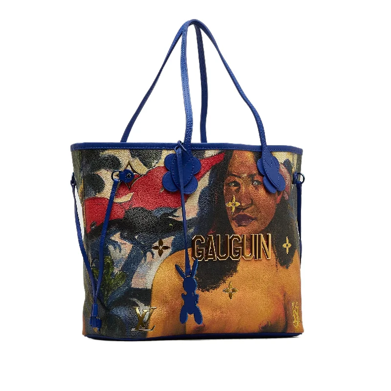 Louis Vuitton Alma bags with a detachable shoulder strap for versatilityLOUIS VUITTON 2017 Masters Collection Neverfull Jeff Koons Gauguin MM Tote Bag