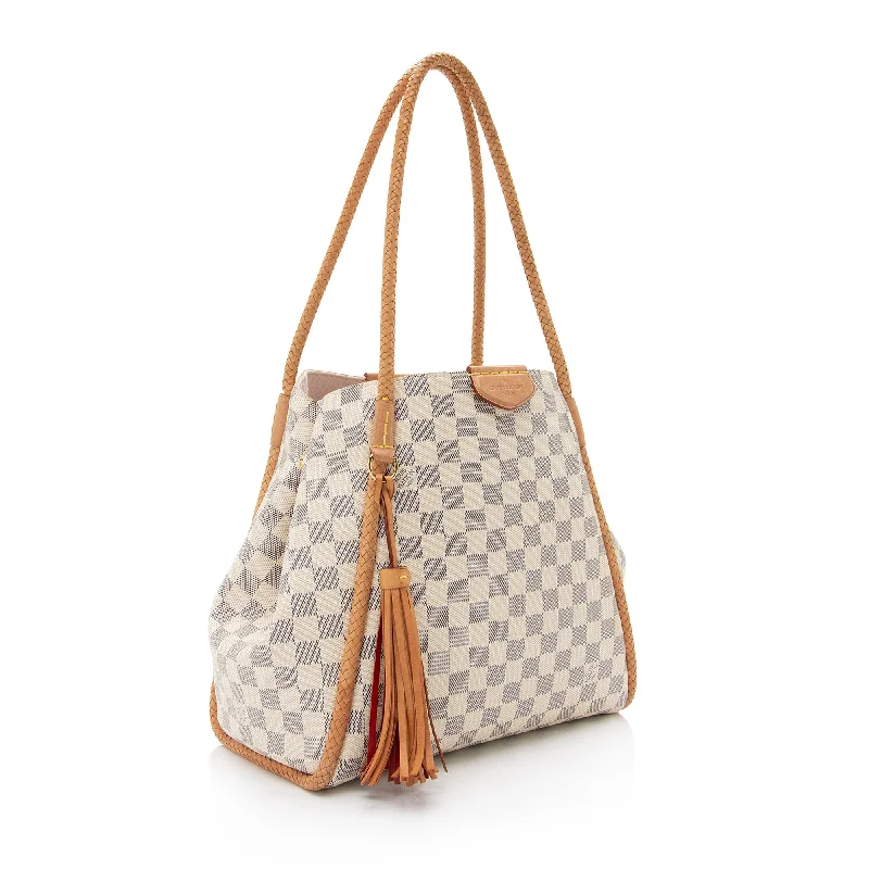 Louis Vuitton tote bags with a water - resistant coating for outdoor useLouis Vuitton Damier Azur Propriano Tote (Vv8MQq)