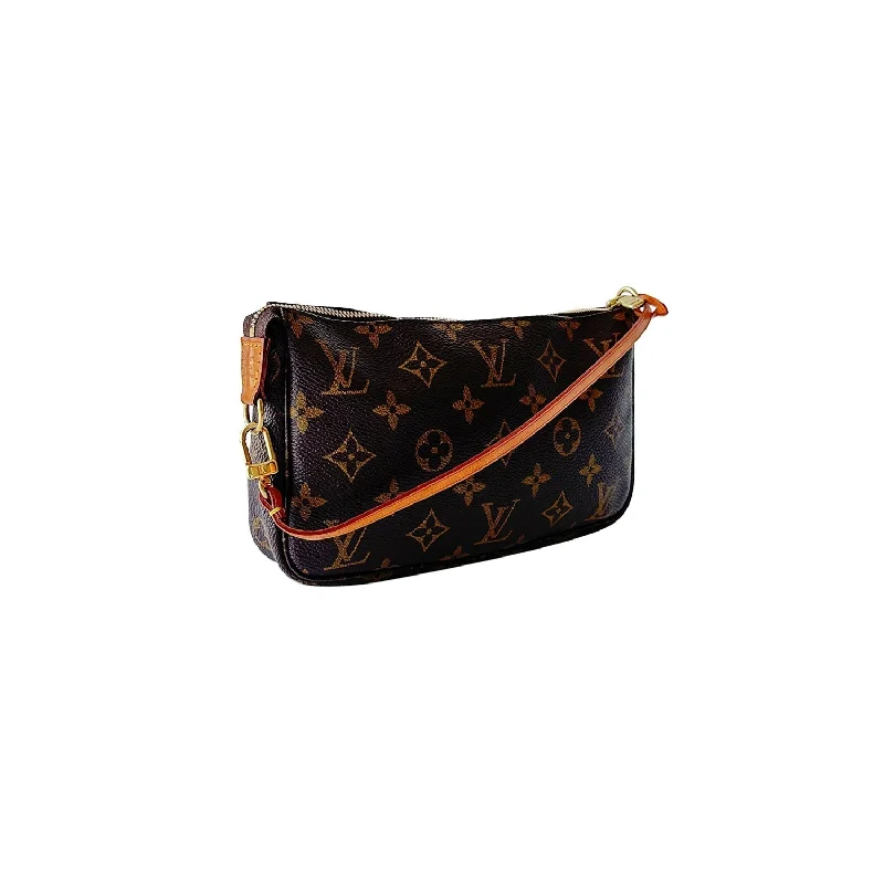 Louis Vuitton bags with a front - flap pocket for quick - access itemsLouis Vuitton Monogram Pochette Accessoires