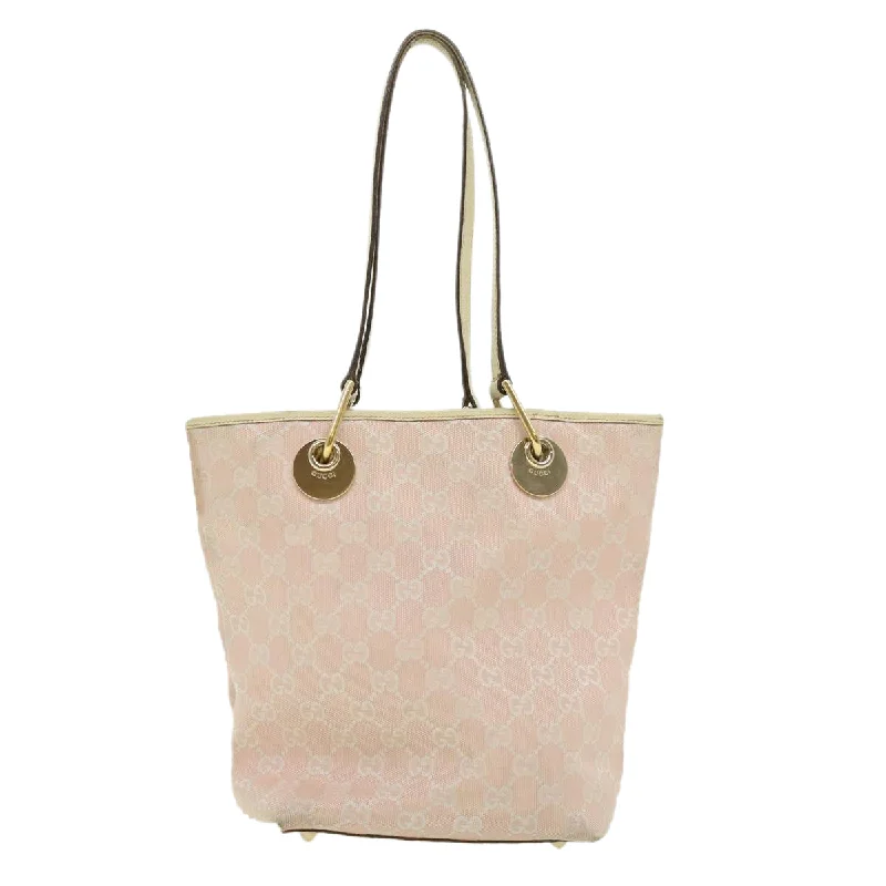 Gucci Marmont bags for women with quilted leather exteriorsGUCCI GG Canvas Tote Bag Pink  am2713g