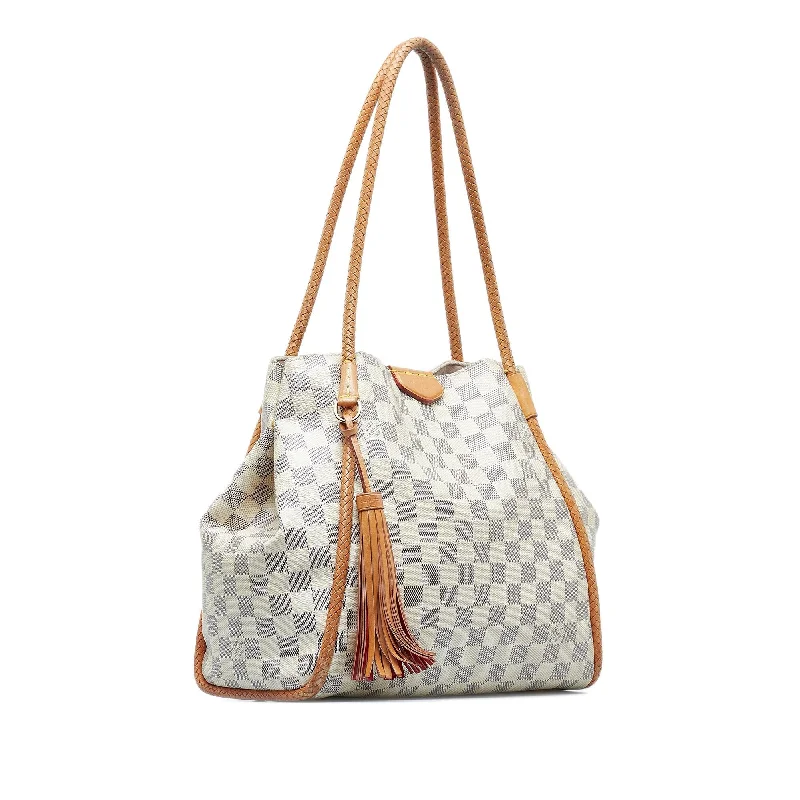 Louis Vuitton Twist bags with a snakeskin - effect panel for a bold lookLouis Vuitton Damier Azur Propriano (cRoHVz)