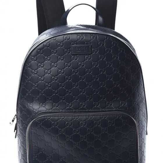 Ladies Gucci shoulder bags with a single - handle designGucci Guccissima Signature Day Backpack