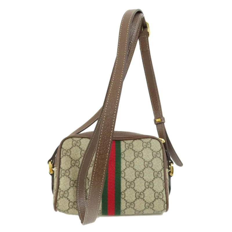 Gucci Marmont bags for women with a contrast - colored interiorGUCCI 517350 Ophidia GG Supreme Bag Shoulder PVC Women's