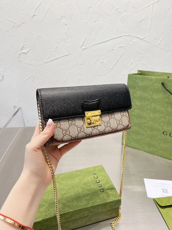 Women Gucci bags with a front - zip pocket for small itemsWF - Gucci Bags - 11871