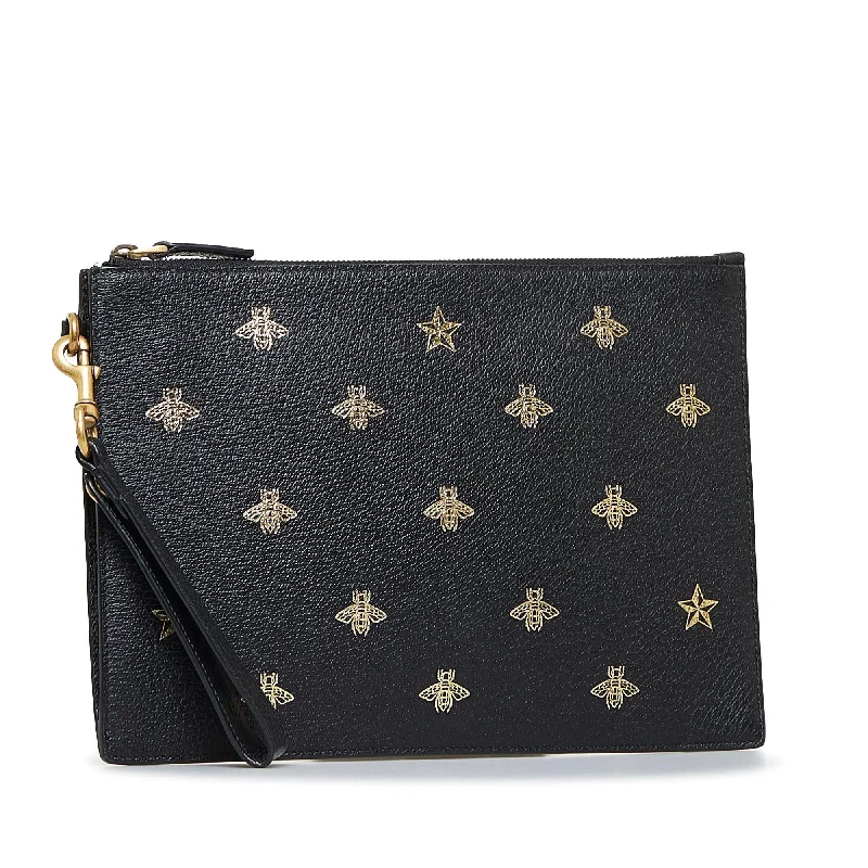 Gucci backpacks for women with a multi - pocket designGucci Bee Star Clutch (nCln2z)