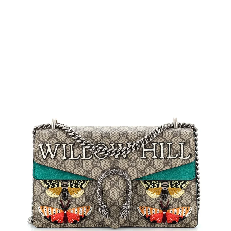 Women Gucci bags with a detachable mirror insideGucci Dionysus Bag Embellished Gg Coated