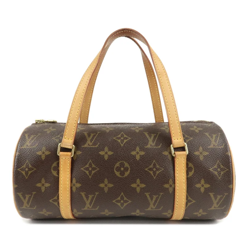 Louis Vuitton bags with a magnetic snap closure for easy accessLouis Vuitton Monogram Papillon 26 Hand Bag Brown M51386