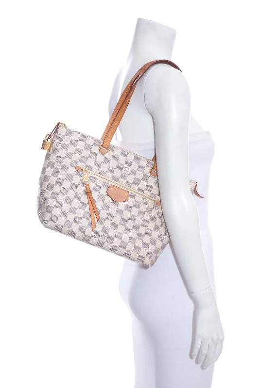 Louis Vuitton Alma bags with a detachable shoulder strap for versatilityLouis Vuitton 2020 "Lena" Damier Azur Handbag