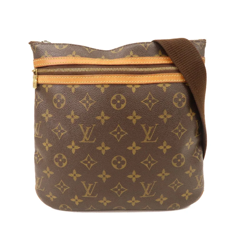 Ladies Louis Vuitton Petite Malle bags with a star - shaped charm for cutenessLouis Vuitton Monogram Pochette Bosphore Shoulder Bag M40044