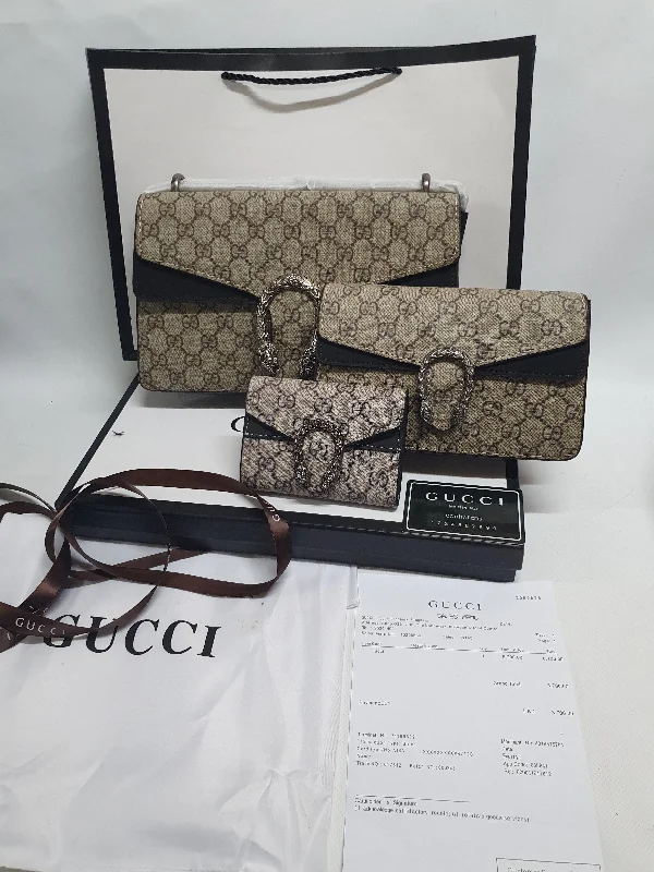 Ladies Gucci shoulder bags with a single - handle designGucci Dionysus Handbag Set