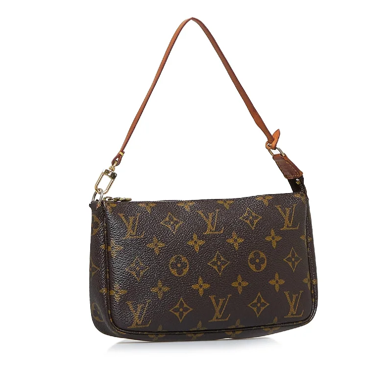 Louis Vuitton bags with a magnetic snap closure for easy accessLouis Vuitton Monogram Pochette Accessoires