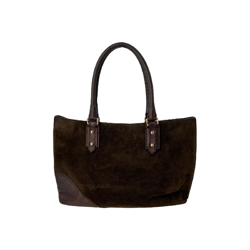 Gucci handbags for women with a metal - framed claspGucci Suede Hasler Horsebit Tote