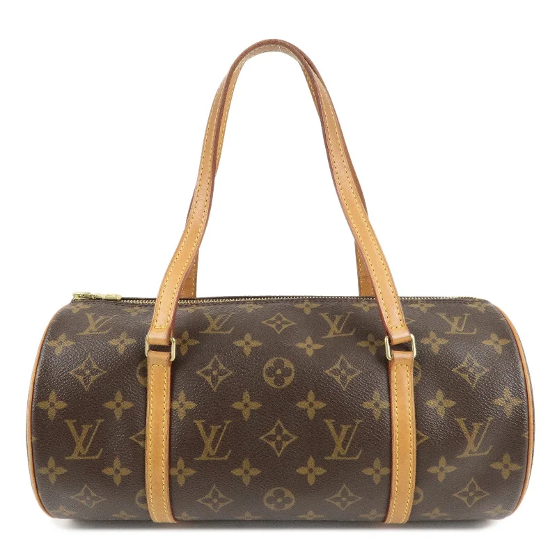 Louis Vuitton crossbody bags with a printed floral pattern for femininityLouis Vuitton Monogram Papillon 30 Hand Bag Brown M51385