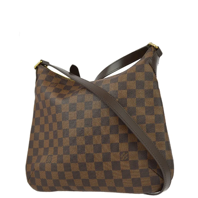 Louis Vuitton handbags with a back - zip pocket for storing valuablesLouis Vuitton 2014 Damier Bloomsbury PM Shoulder Bag N42251