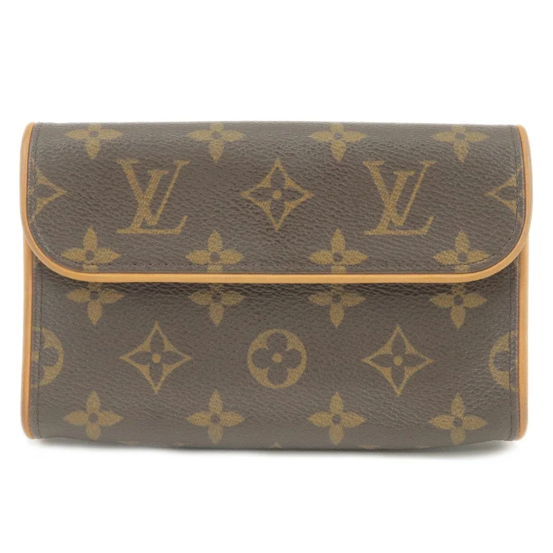 Louis Vuitton tote bags with a printed LV logo on the front for brand visibilityLouis Vuitton Monogram Pochette Florentine Waist Bag M51855