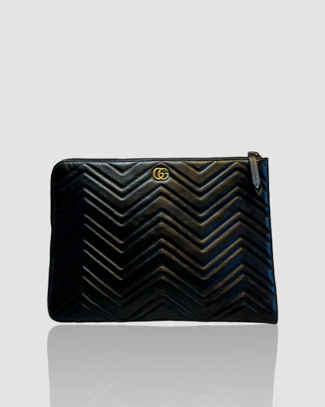 Women Gucci bags with a detachable mirror insideGucci Pouch/Computer Sleeve