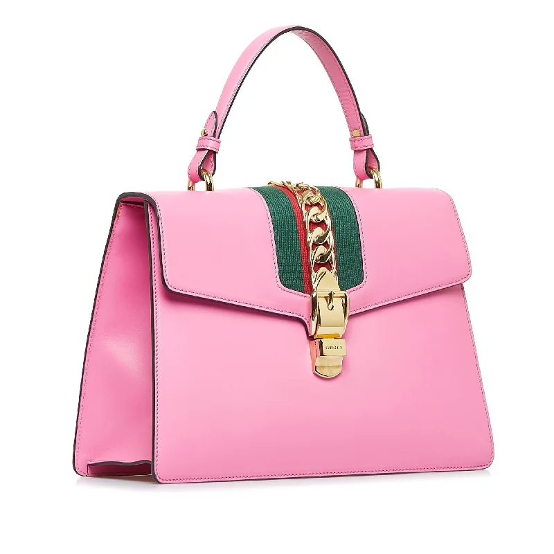 Gucci handbags for women with a back - zip pocketGucci Medium Sylvie Satchel (SHG-ZwSUYi)