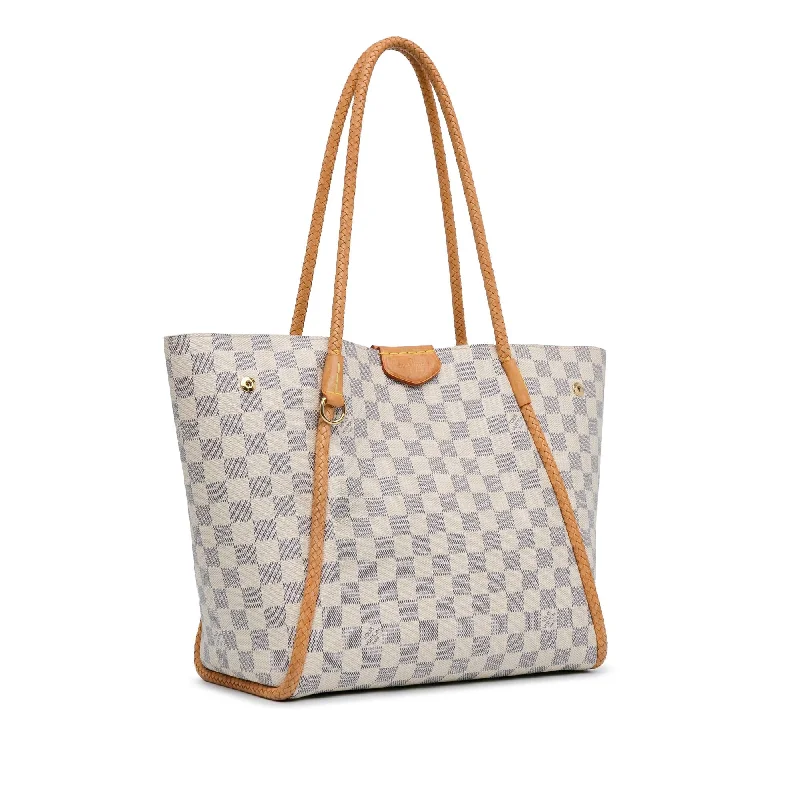 Louis Vuitton Alma bags featuring the signature top - handle designLouis Vuitton Damier Azur Propriano (VhJJnL)