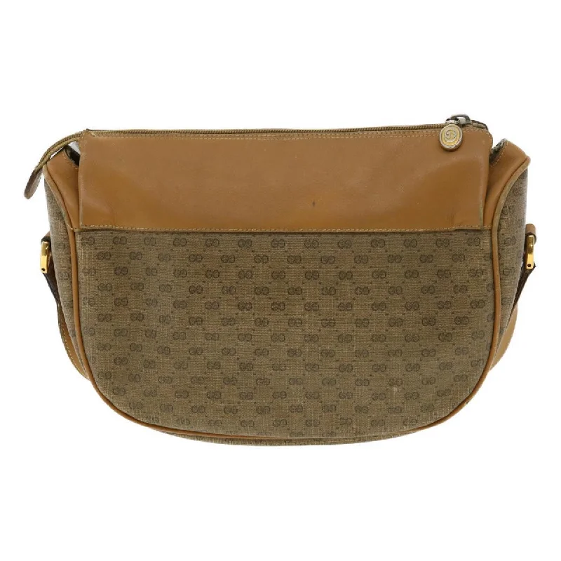 Gucci tote bags for women with a double - handle designGUCCI Micro GG Canvas Shoulder Bag Brown 001580918  rd2931