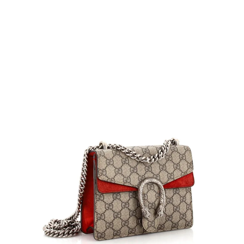 Ladies Gucci shoulder bags with a single - handle designGucci Dionysus Bag Gg Coated Canvas Mini