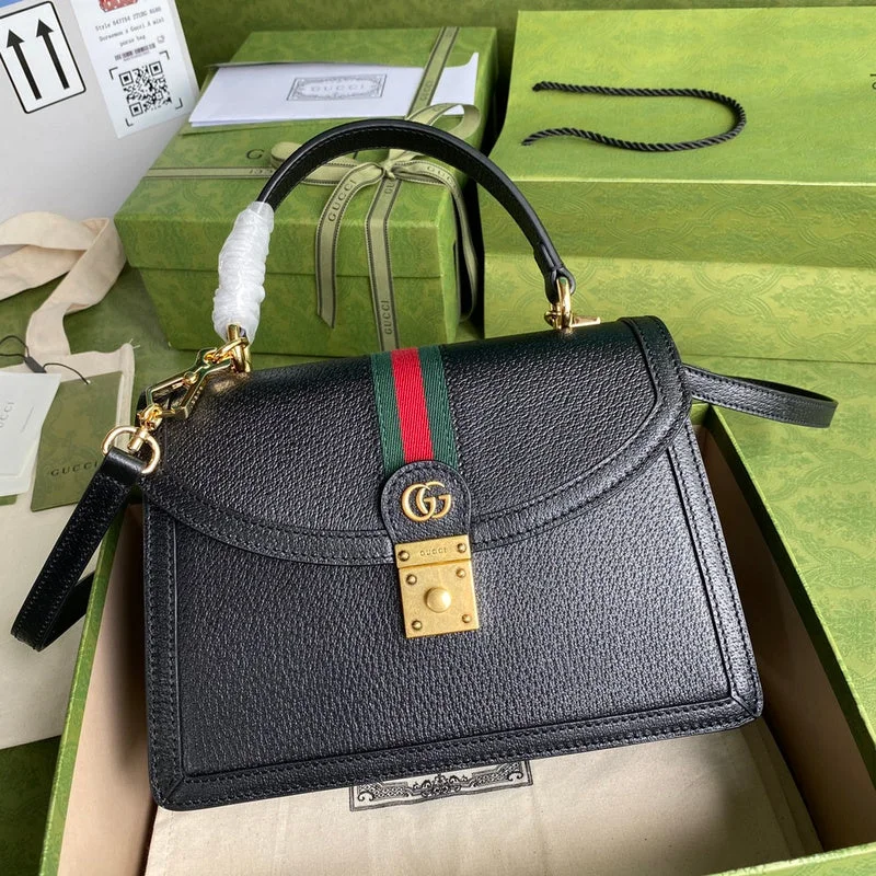 Women Gucci Sylvie bags with a monogram - embossed leatherWF - Gucci Bags - 1191