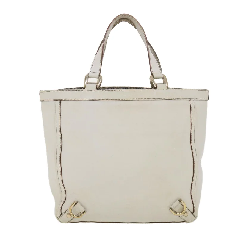 Women Gucci bags with a front - zip pocket for small itemsGUCCI Shoulder Bag Leather White 130739  38678