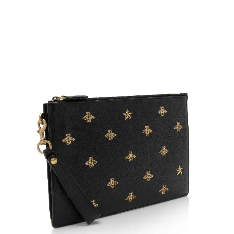 Gucci Dionysus bags for women with tiger - head claspsGucci Calfskin Bee Star Wristlet (8glDSR)