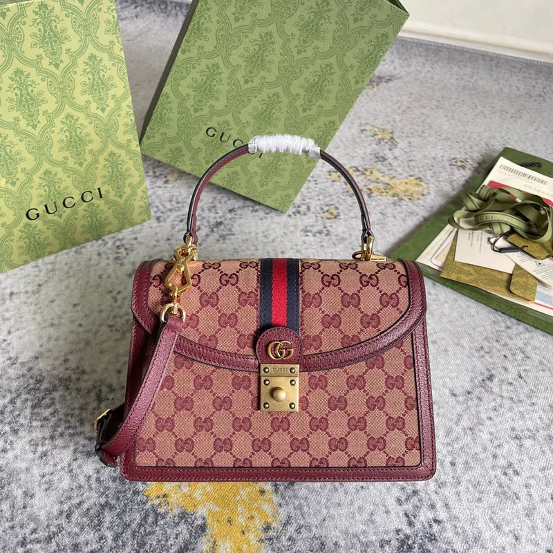 Women Gucci Sylvie bags featuring the signature web stripeBC - GUCCI BAG - 1661