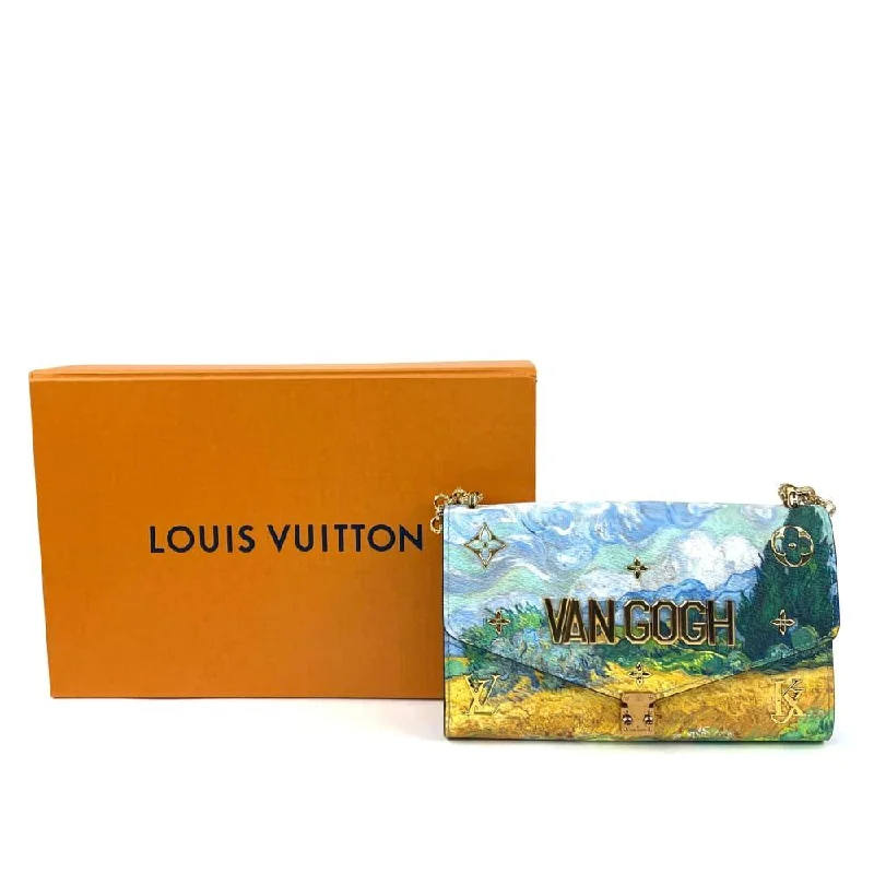 Louis Vuitton backpacks with a sleek, minimalist design for styleLOUIS VUITTON 2017 Masters Collection Van Gogh Chain Wallet