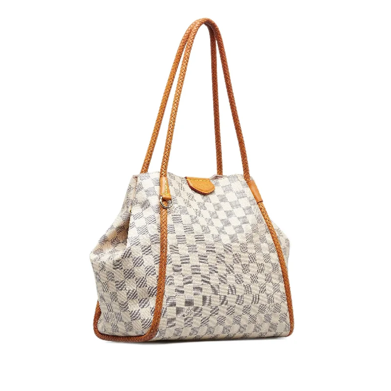 Louis Vuitton bags with a front - zip pocket for small items like keysLouis Vuitton Damier Azur Propriano (SlVHTF)