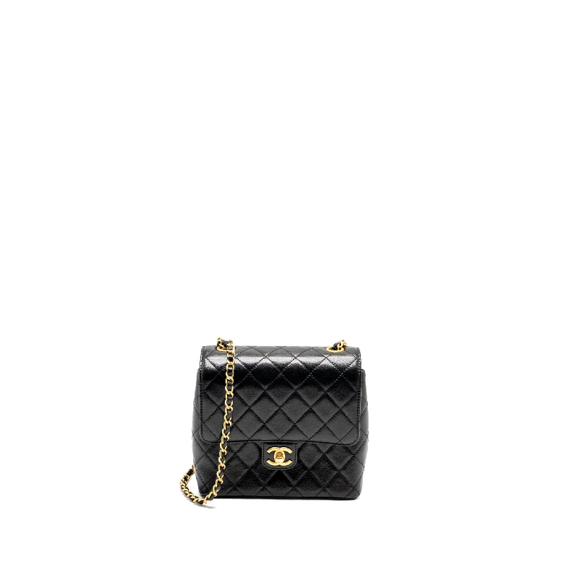 Chanel New Arrival Handbag with Gold HardwareCHANEL 22K Retro Classic New Square Large Flap Bag Goatskin Black GHW (Microchip)