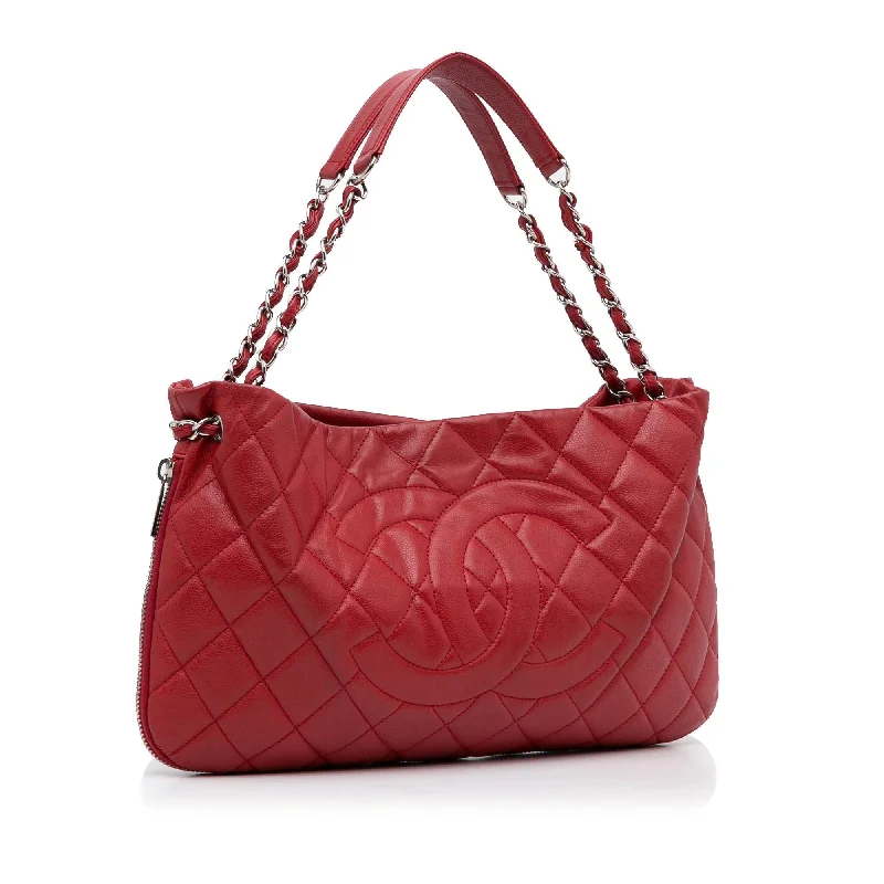 Chanel All - Match Handbag for Versatile StylingChanel CC Caviar Tote Bag (RUQ5K0)