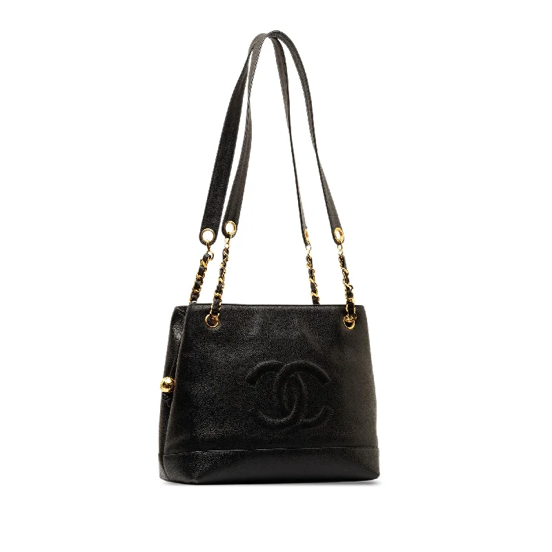 Chanel Black Handbag for Business MeetingsChanel CC Caviar Tote (uiId0Z)