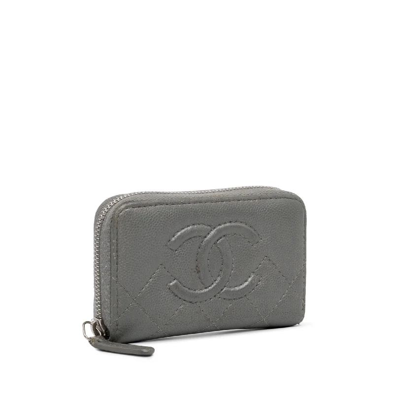 Chanel Limited Edition Handbag for CollectorsChanel CC Caviar Zip Coin Pouch (ToTnzs)