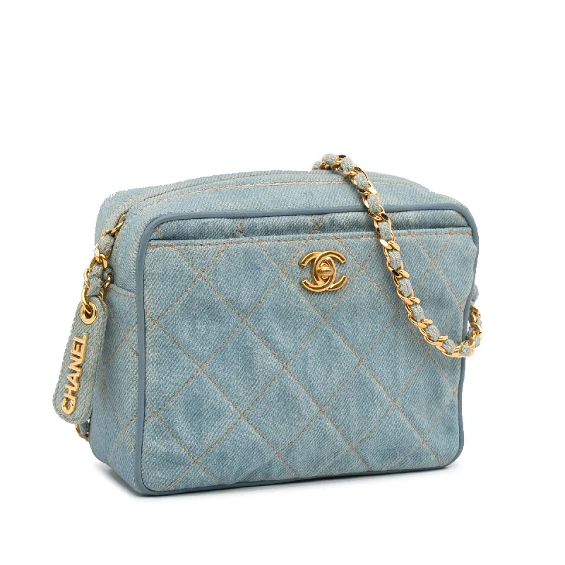 Chanel All - Match Handbag for Versatile StylingChanel CC Denim Crossbody Bag (BPorar)