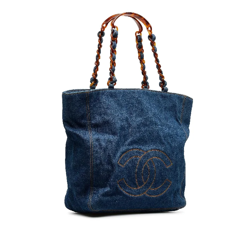 Chanel Small Crossbody Bag for TravelChanel CC Denim Tote Bag (PRLc17)