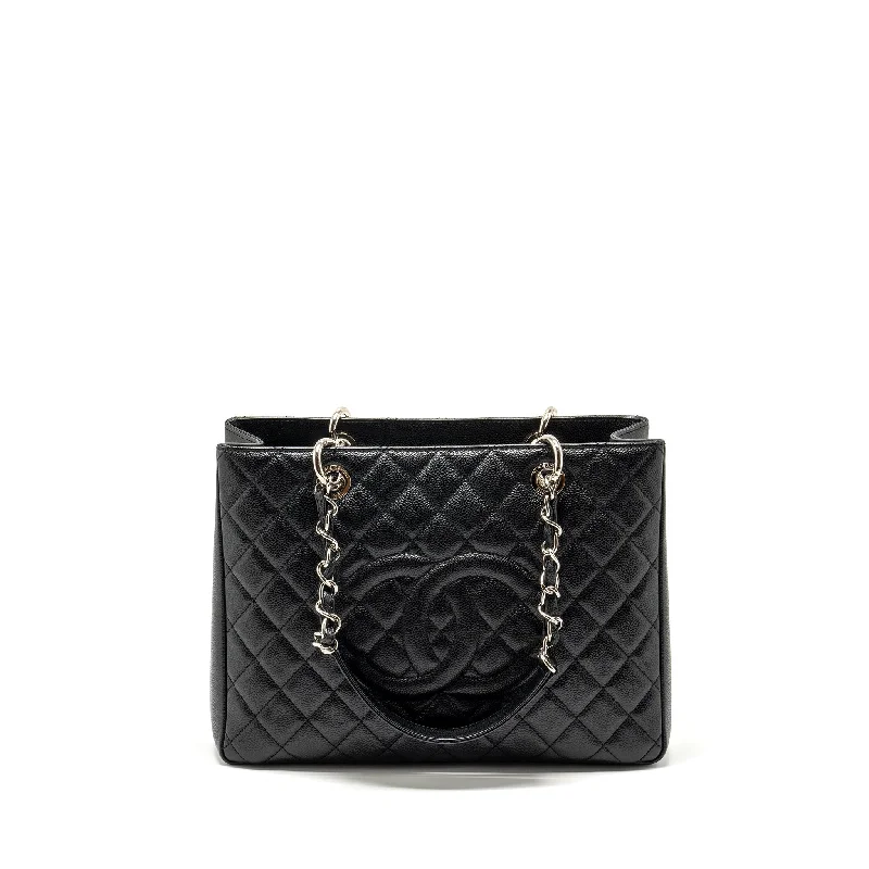 Chanel Luxury Handbag for High - End EventsChanel Grand Shopping Tote bag caviar black SHW