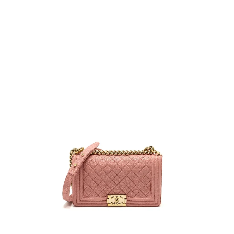 Chanel Classic Flap Bag for Evening PartyChanel Medium Boy Bag Caviar Pink LGHW