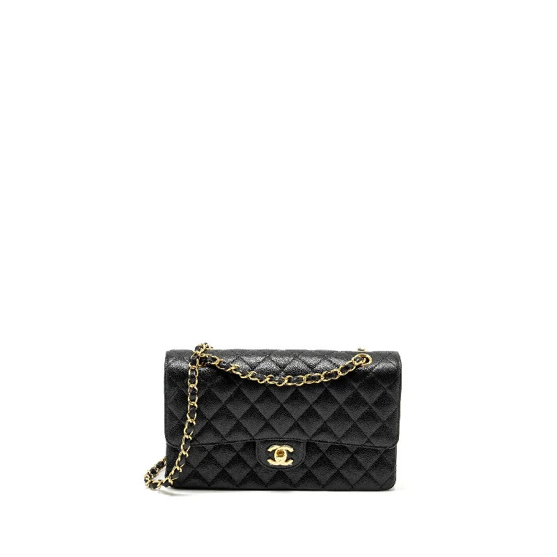 Chanel Designer Handbag with Unique DesignChanel Medium Classic Double Flap Bag Caviar Black GHW (Microchip)