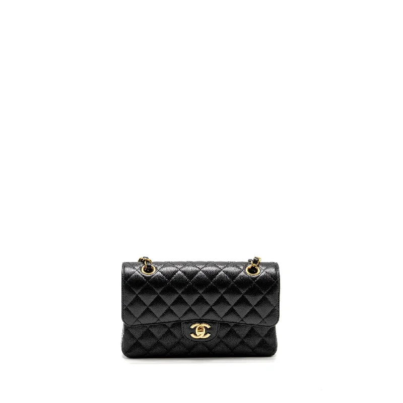 Chanel Colorful Handbag for Spring OutfitsChanel Small Classic Double FLAP BAG Caviar Black GHW (Microchip)