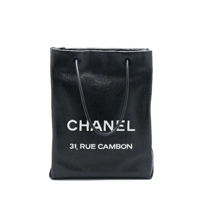 Chanel New Arrival Handbag with Gold HardwareChanel Vintage Cambon Tote Bag Calfskin Black SHW