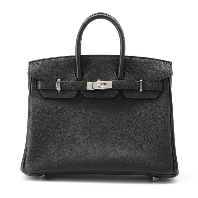 HERMES Birkin Black Togo Leather Size 25