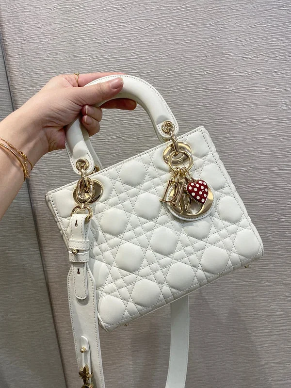 Christian Dior handbags with a snap - button closure and a decorative buckleChristian Dior Bags - 6018